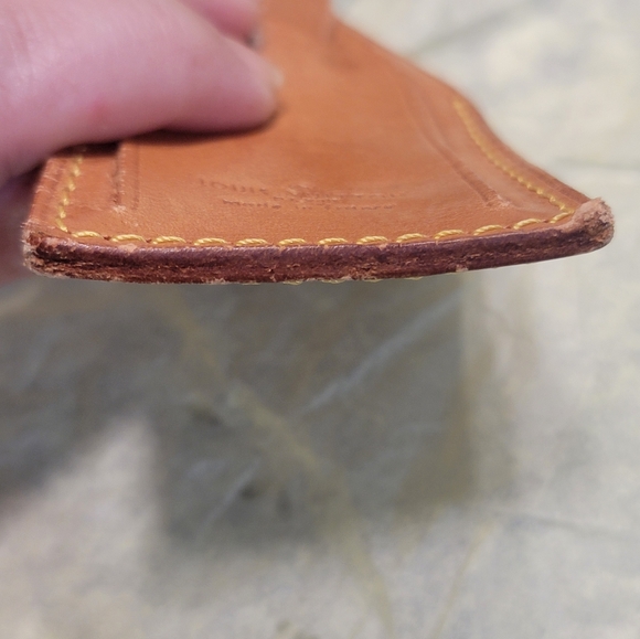 Louis Vuitton Vachetta Luggage Tag and Strap with silver-tone hardware - Picture 5 of 13